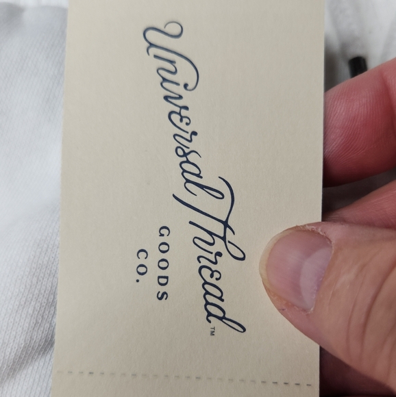 Women's Mid-Rise Fleece Shorts - Universal Thread White L - Picture 8 of 12